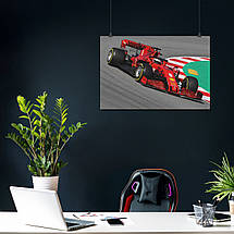 Плакат "Формула-1, Феррарі, Formula One, F1, Ferrari", 36×60см, фото 3