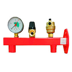 Група безпеки для опалення Valve J.G. 3/4 дюйма внутрішнє зовнішнє різьблення сталь