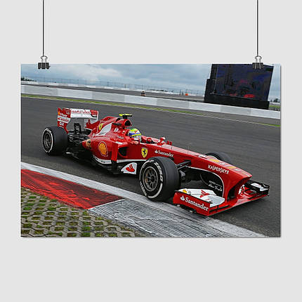 Плакат "Формула-1, Феррарі, Formula One, F1, Ferrari", 40×60см, фото 1