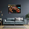 Плакат "Майк Тайсон та Евандер Холіфілд, бій рінг боксери, Mike Tyson", 42×60см, фото 7