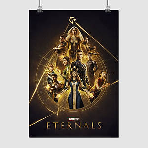 Плакат "Вічні, The Eternals (2021)", 60×43см
