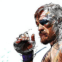 Плакат "Конор Мак-Грегор та Флойд Мейвезер, Conor McGregor, Floyd Mayweather", 44×60см, фото 2