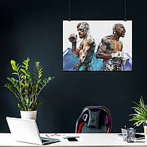 Плакат "Конор Мак-Грегор та Флойд Мейвезер, Conor McGregor, Floyd Mayweather", 44×60см, фото 3