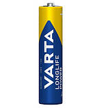 Батарейка Varta LR3/AAA Longlife Power Alkaline (ціна за 4 шт), фото 3
