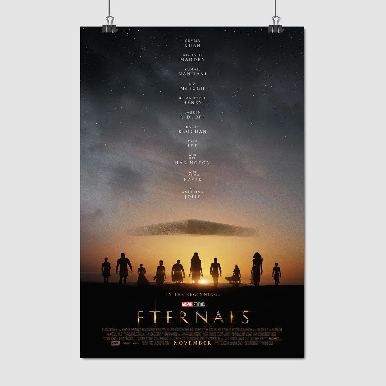 Плакат "Вічні, The Eternals (2021)", 60×40см