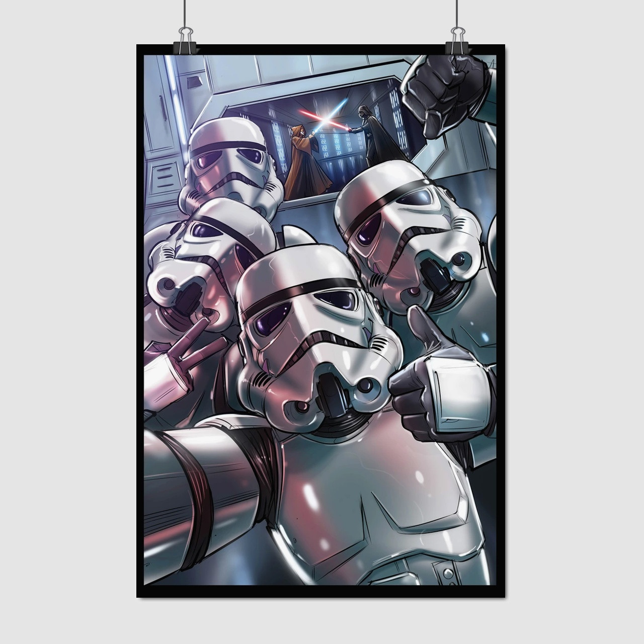 Плакат "Зоряні Війни. Штурмовики роблять селфі, Star Wars", 60×43см