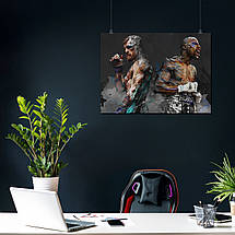 Плакат "Конор Мак-Грегор та Флойд Мейвезер, Conor McGregor, Floyd Mayweather", 44×60см, фото 3