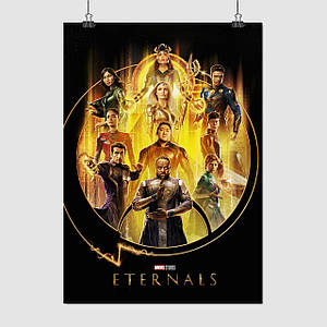 Плакат "Вічні, The Eternals (2021)", 60×43см