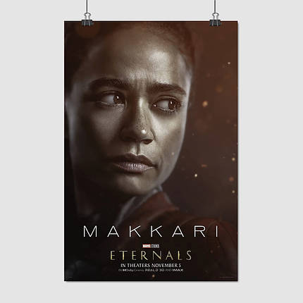 Плакат "Вічні, Маккарі, Лорен Рідлофф, Eternals, Makkari", 60×40см, фото 1