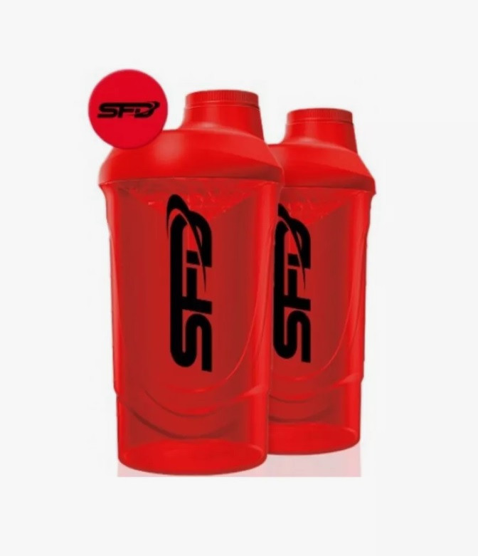 Шейкер SFD Nutrition Shaker 600 мл червоний