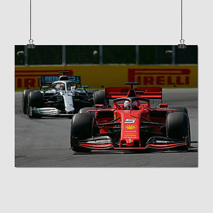 Плакат "Формула-1, Феррарі, Formula One, F1, Ferrari", 40×60см, фото 1