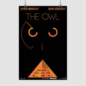 Плакат "Здобич, Prey (The Owl)", 60×39см