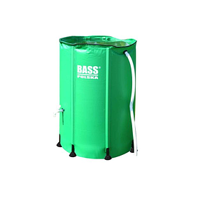 Бочка для дощової води 250 л, зелена Bass Polska 7997, ємність для збору дощової води, бочка для садівників і дачників