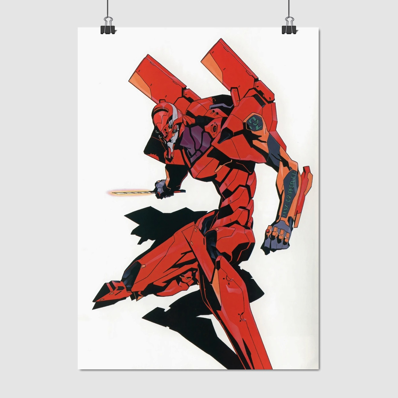 Плакат "Євангеліон, Neon Genesis Evangelion", 60×43см
