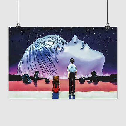 Плакат "Кінець Євангеліона, The End of Evangelion", 40×60см, фото 1