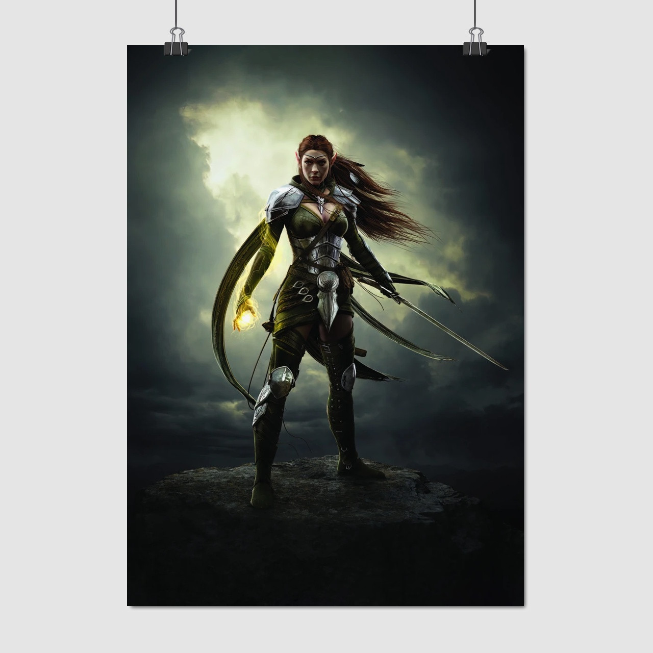Плакат "Стародавні сувої, Elder Scrolls Online", 60×43см