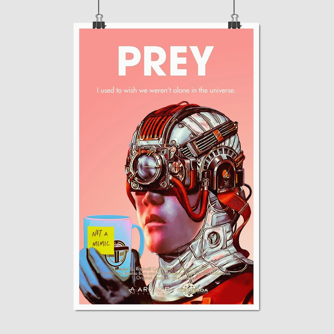 Плакат "Здобич, Prey (Not a mimic)", 60×39см