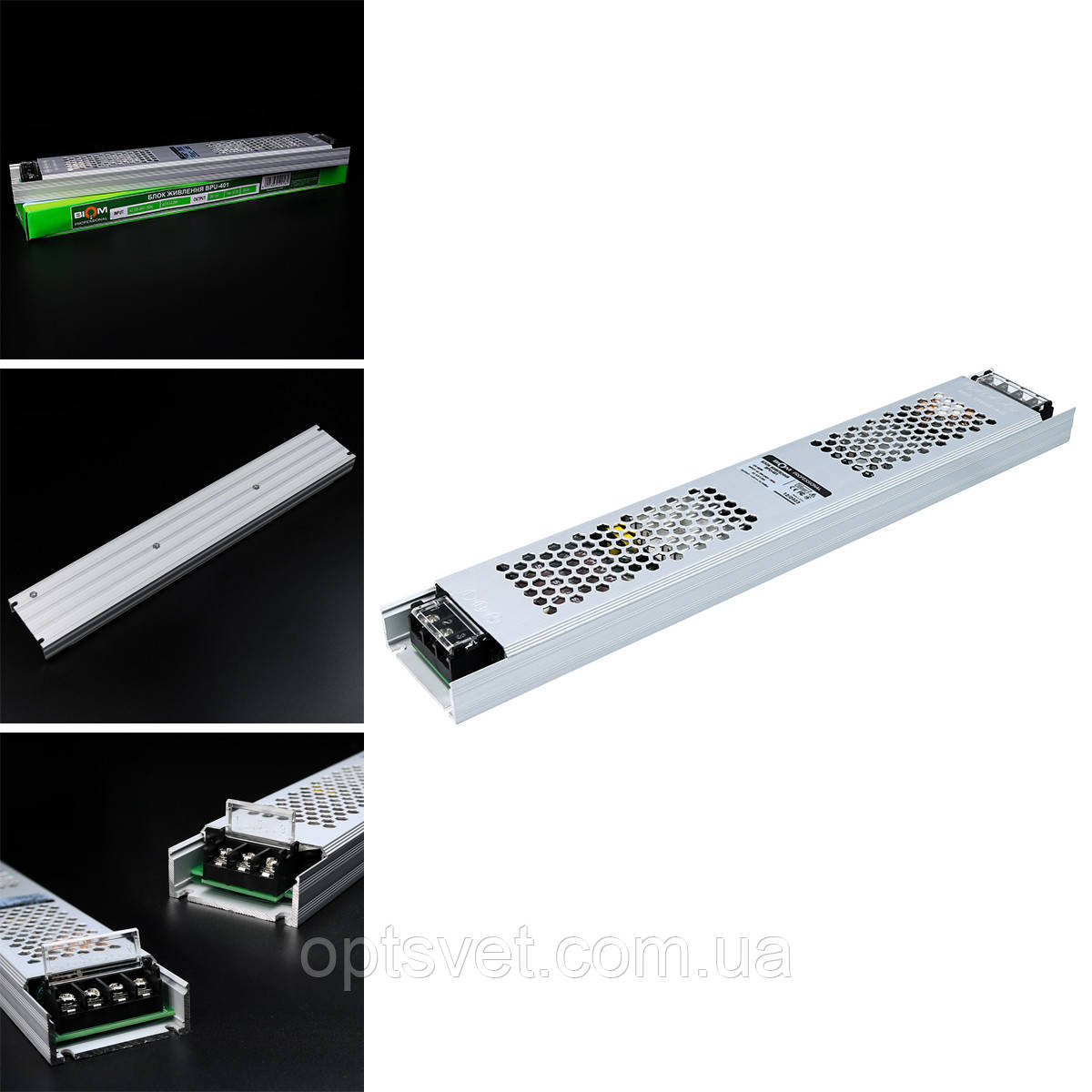 Блок живлення BIOM Professional DC12 400 W BPU-401 33 А slim