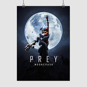 Плакат "Здобич, Prey: Mooncrash", 60×43см