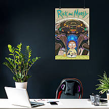 Плакат "Рік та Морті, Rick and Morty", 60×40см, фото 4