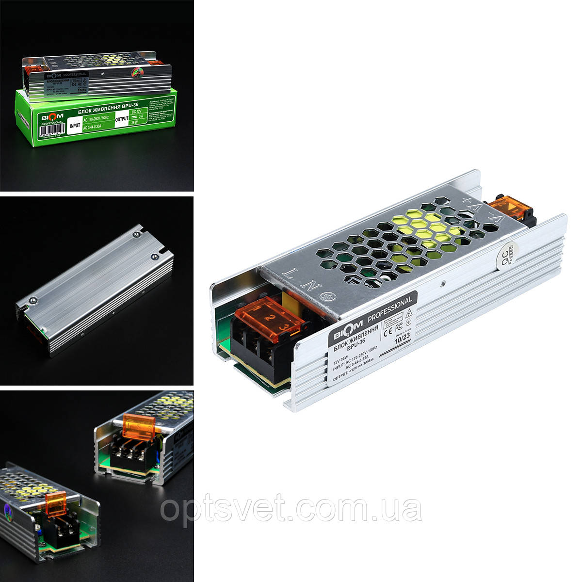 Блок живлення BIOM Professional DC12 36 W BPU-36 3 А