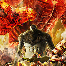Плакат "Атака на титанів, Attack on Titans", 60×52см, фото 3