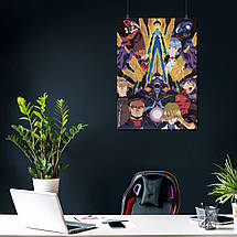 Плакат "Євангеліон, Neon Genesis Evangelion", 60×43см, фото 4