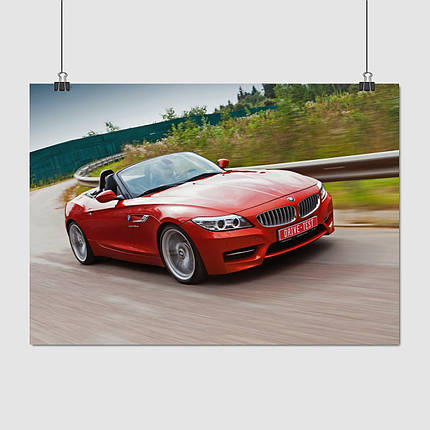 Плакат "Родстер BMW Z4", 43×60см, фото 1