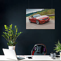 Плакат "Родстер BMW Z4", 43×60см, фото 3