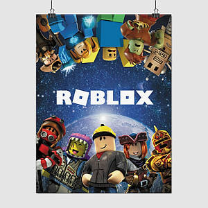Плакат "Роблокс, Roblox", 60×45см