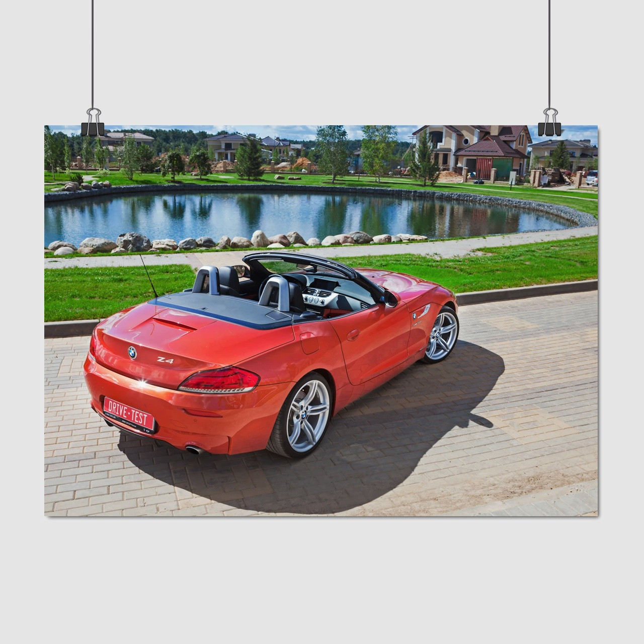 Плакат "Родстер BMW Z4", 43×60см