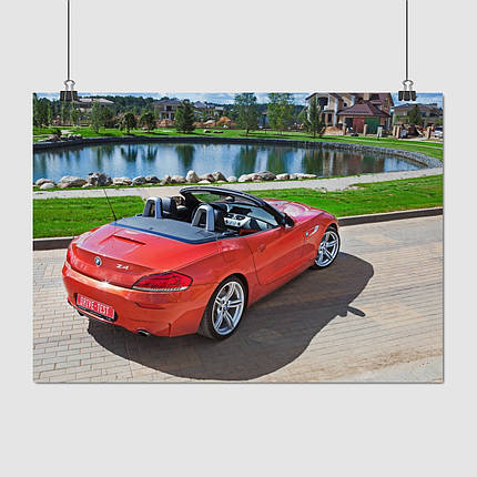 Плакат "Родстер BMW Z4", 43×60см, фото 1