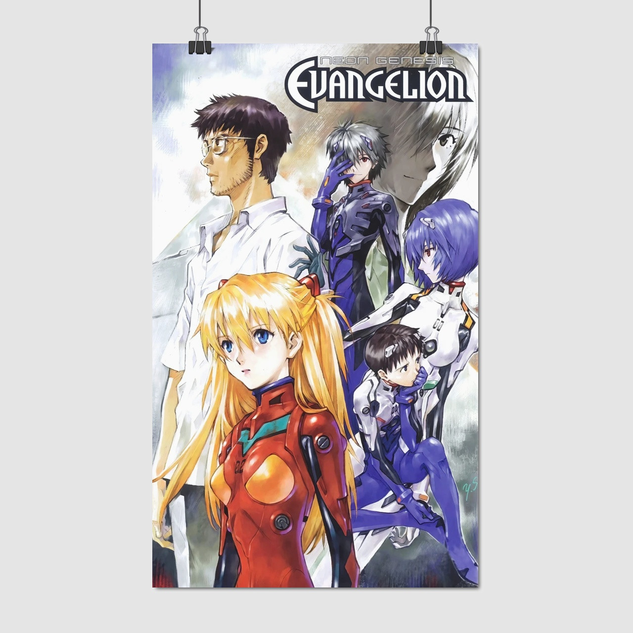 Плакат "Євангеліон, Neon Genesis Evangelion", 60×36см