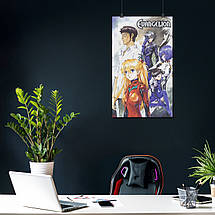 Плакат "Євангеліон, Neon Genesis Evangelion", 60×36см, фото 4