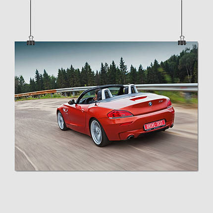 Плакат "Родстер BMW Z4", 43×60см, фото 1