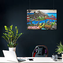 Плакат "Роблокс, Roblox", 40×60см, фото 3