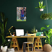 Плакат "Ліонель Мессі, футболіст, Lionel Messi", 60×39см, фото 5