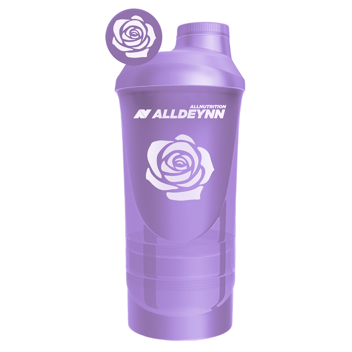 Шейкер AllNutrition Alldeynn Shaker 600+350 мл Violet