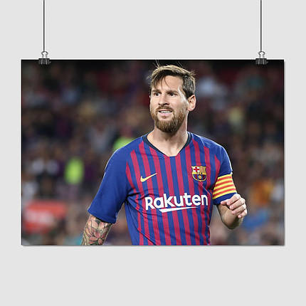 Плакат "Ліонель Мессі, футболіст, Lionel Messi", 43×60см, фото 1