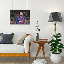 Плакат "Ліонель Мессі, футболіст, Lionel Messi", 43×60см, фото 4