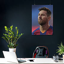 Плакат "Ліонель Мессі, футболіст, Lionel Messi", 60×43см, фото 3