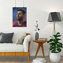 Плакат "Ліонель Мессі, футболіст, Lionel Messi", 60×43см, фото 4