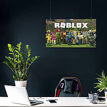 Плакат "Роблокс, Roblox", 34×60см, фото 3