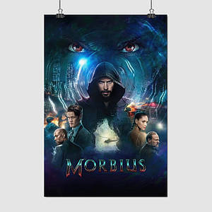 Плакат "Морбіус, Джаред Лето, Morbius (2022), Jared Leto", 60×41см