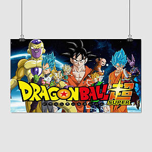 Плакат "Перлина дракона, Dragon Ball", 34×60см