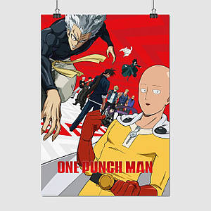 Плакат "Ванпанчмен, One-Punch Man", 60×40см