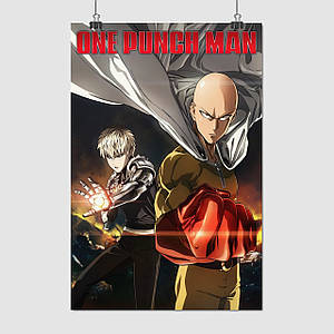 Плакат "Ванпанчмен, One-Punch Man", 60×40см