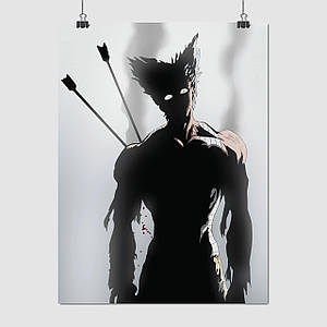 Плакат "Ванпанчмен, One-Punch Man", 60×45см