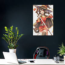 Плакат "Мегумін, KonoSuba, Megumin", 60×40см, фото 4