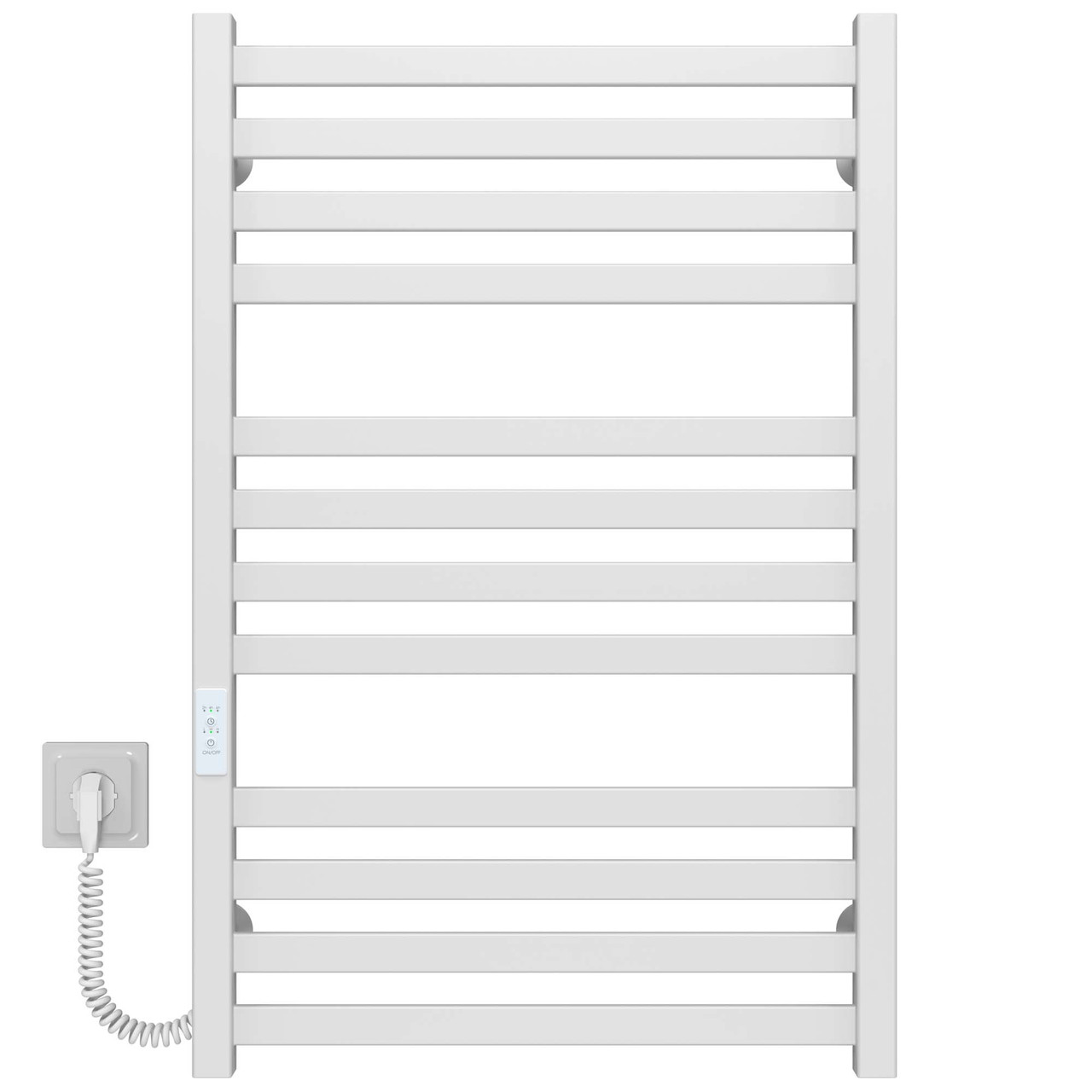 Рушникосушарка електрична Magnus П12 500х800 Deffi нержавіюча сталь (Білий, WD04, Ліве підключення), фото 1